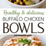 Healthy Buffalo Chicken Bowls