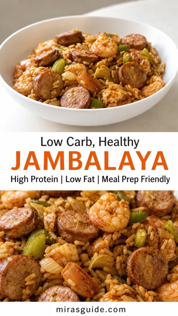 Healthy Jambalaya Meal Prep