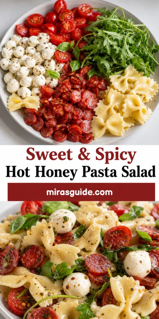 Hot Honey Pasta Salad