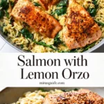 Salmon with Lemon Orzo