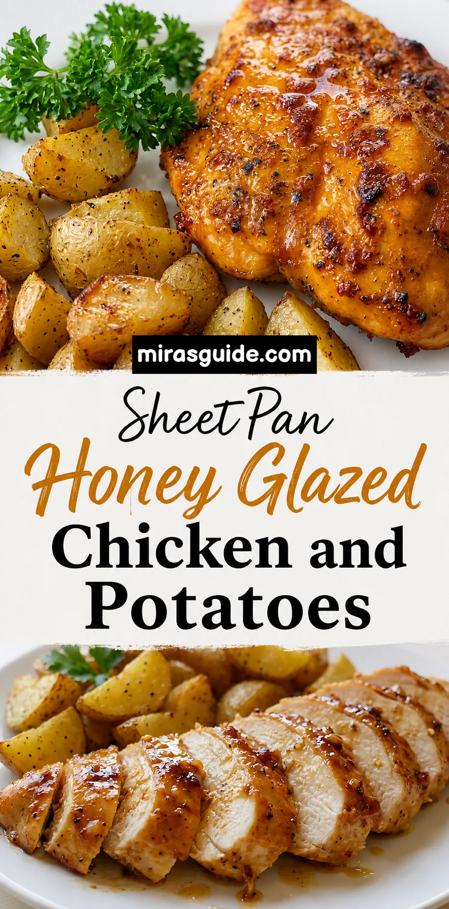 Sheet Pan Honey Glazed Chicken and Potatoes