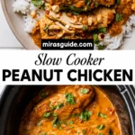Slow Cooker Peanut Chicken
