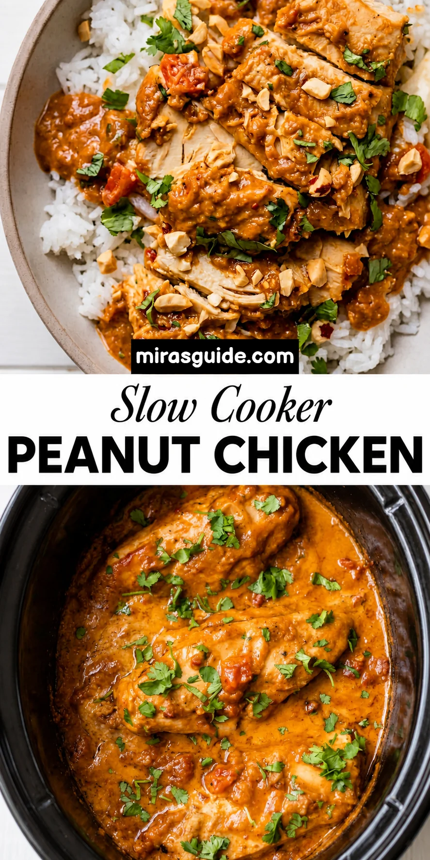 Slow Cooker Peanut Chicken