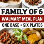 Walmart Meal Plan Family of 6 Pinterest meal plan pin