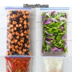 4 Vegetarian Slow Cooker Freezer Meals (16 Bags) — freezer meal prep pin graphic